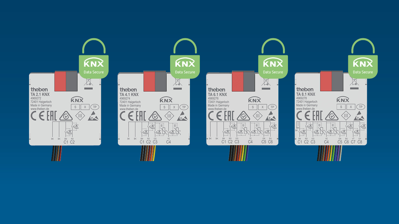 Theben KNX Tasterschnittstellen mit KNX Data Secure | Theben AG