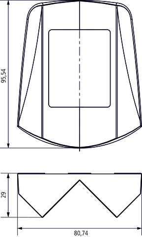 Corner angle theLuxa S WH