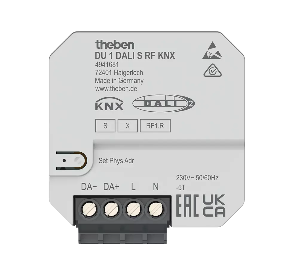 DU 1 DALI S RF KNX