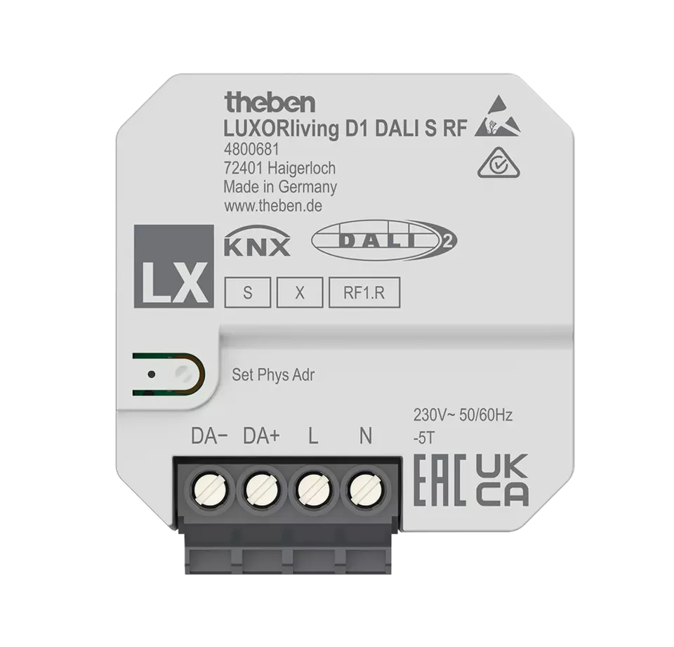 LUXORliving D1 DALI S RF
