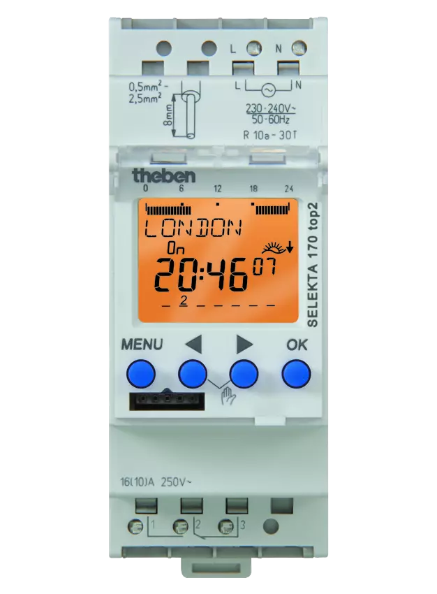 SELEKTA 170 top2 24V | DIN rail | Digital time switches | Time and ...