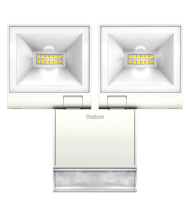 Theben LED-Außenstrahler 32W weiß//schwarz neu