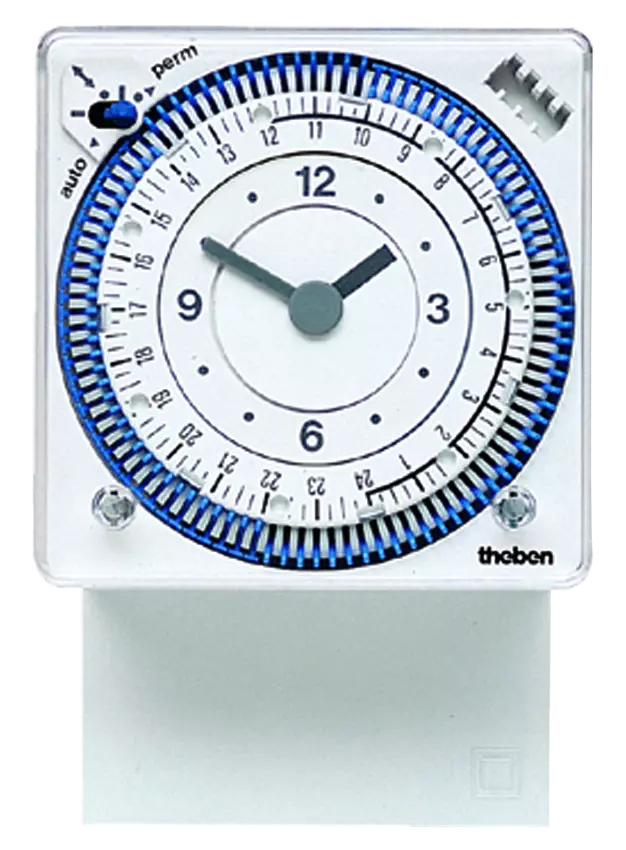 ChiliTec Digitale tijdschakelklok voor DIN-rail schakelpaneel 230 V/16 A tijdschakelaar, timer, inbouw voor schakelkast, programmeerbaar voor dag en week, lcd-display, wekelijkse timer