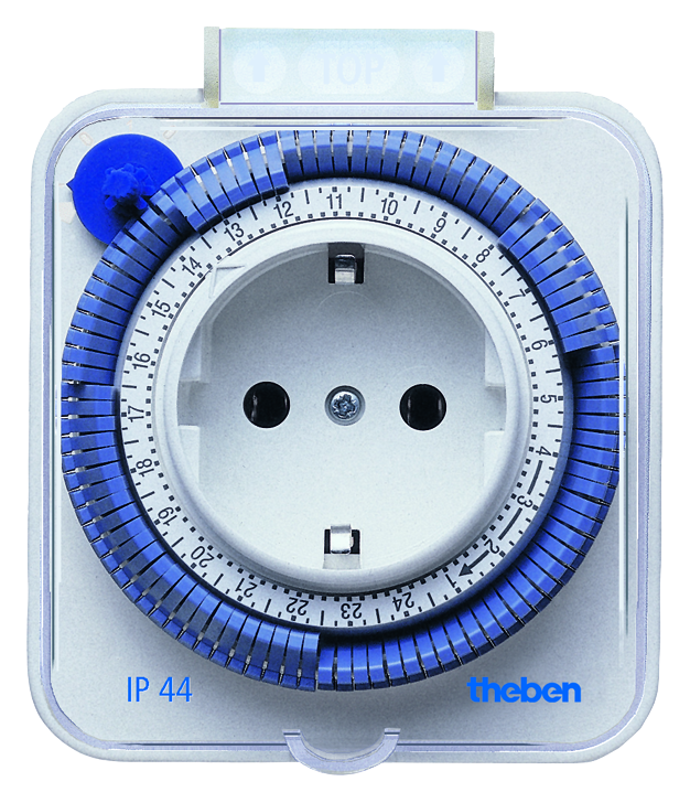 Theben Timer 26 Ip 44 Daily Program Plug In Analogue Time Switches Time And Light Control Theben