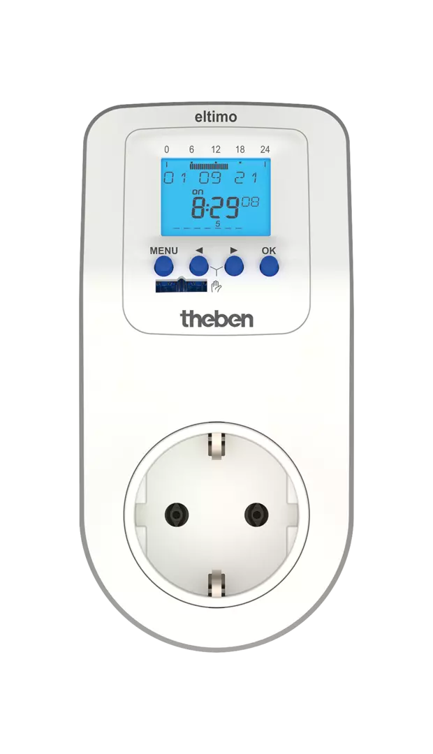 Digital socket timer with weekly program