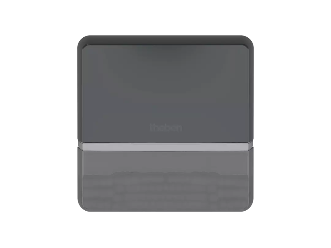 Motion detector for wall mounting, 180°, 14 m, app control (Bluetooth), anthracite