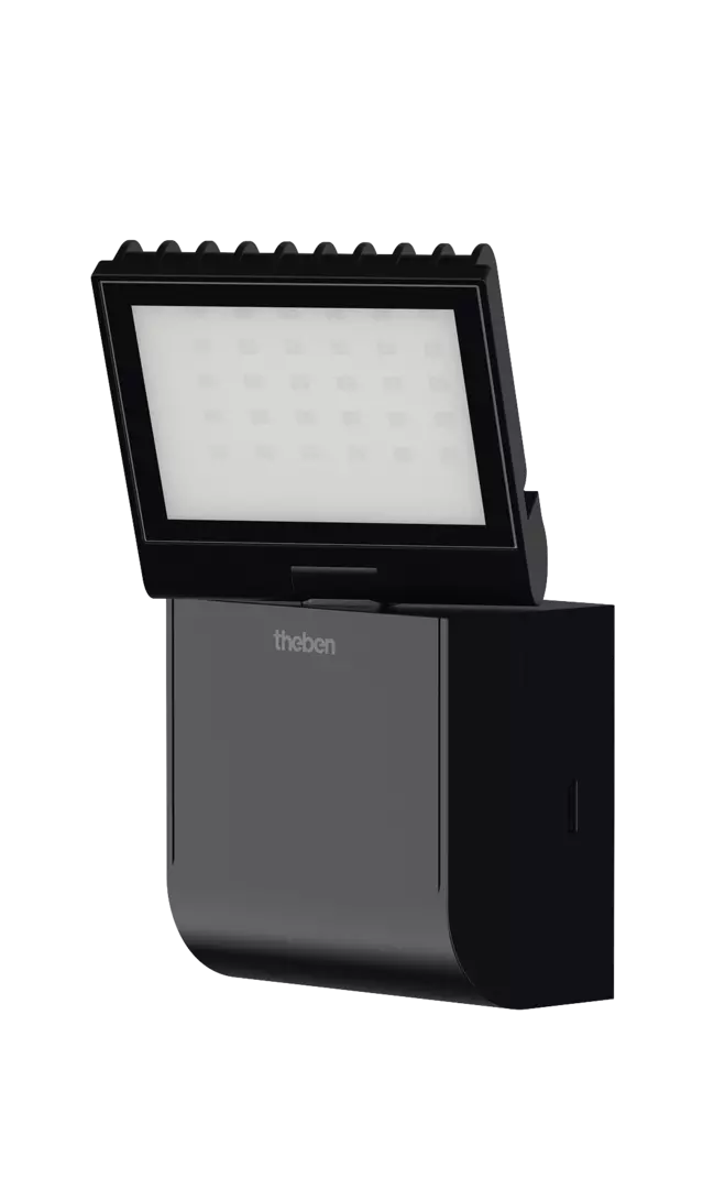 LED spotlight, black, 4000 K, 900 lm