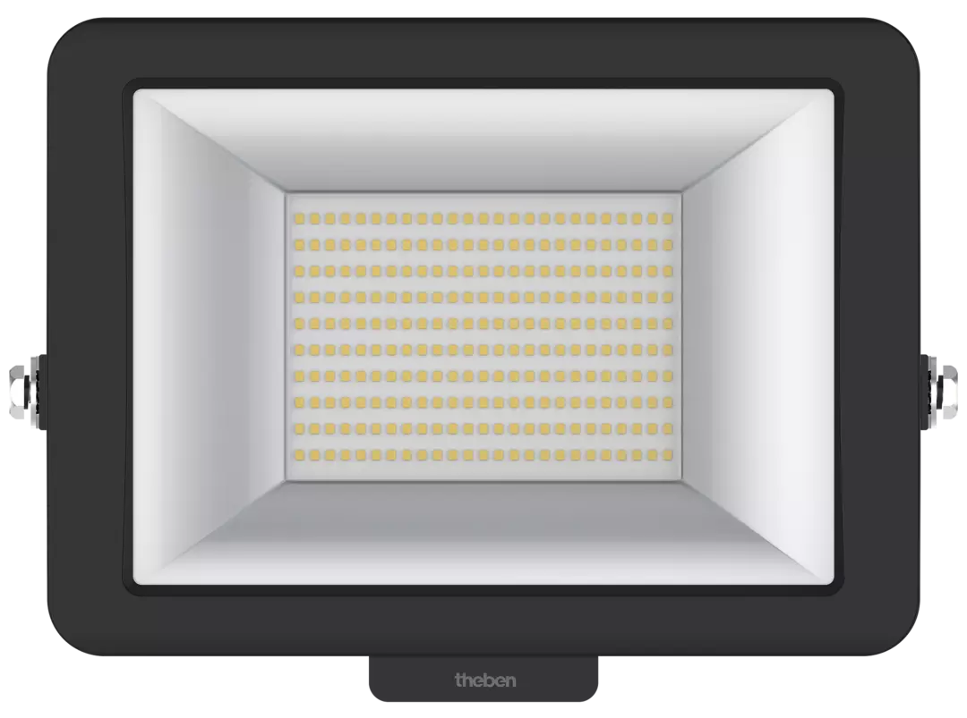 LED spotlight for wall mounting, 100 watts, black