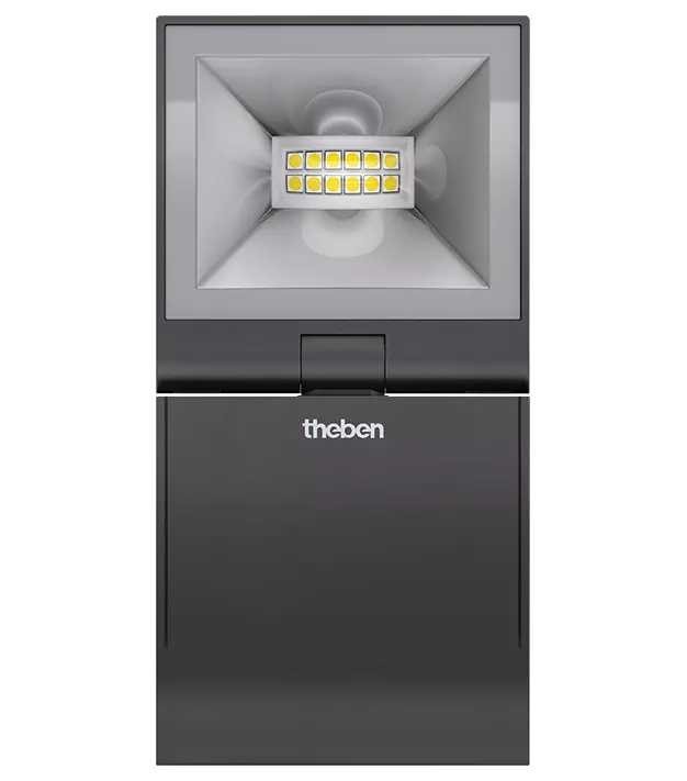LED spotlight for wall mounting, 10 watts, black
