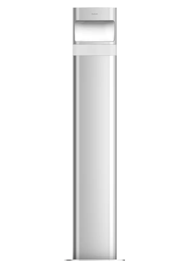 LED bollard light (long) with motion detector for floor mounting, 8.5 watts, aluminum