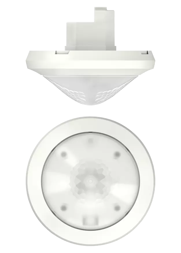 Slave presence detector for storage aisles and corridors, white