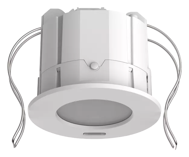 KNX presence detector for ceiling installation, 3 x light and 2 x HVAC, max. 8 x 8 m at a height of 3.5 m