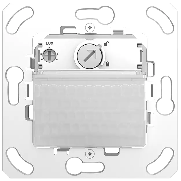 Motion detector, wall-mounted, light, without frame