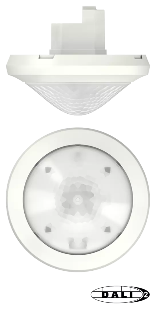 DALI presence detector for ceiling mounting