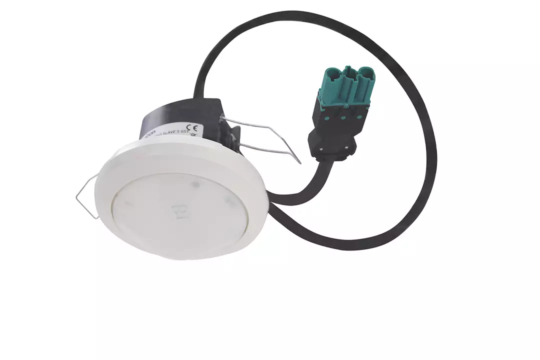 Presence detector (PIR), with cable and Wieland GST18 plugs, detection range 8 m, 1 secondary output