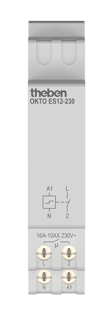 Electronic current surge switch with 1 channel/contact (normally open)