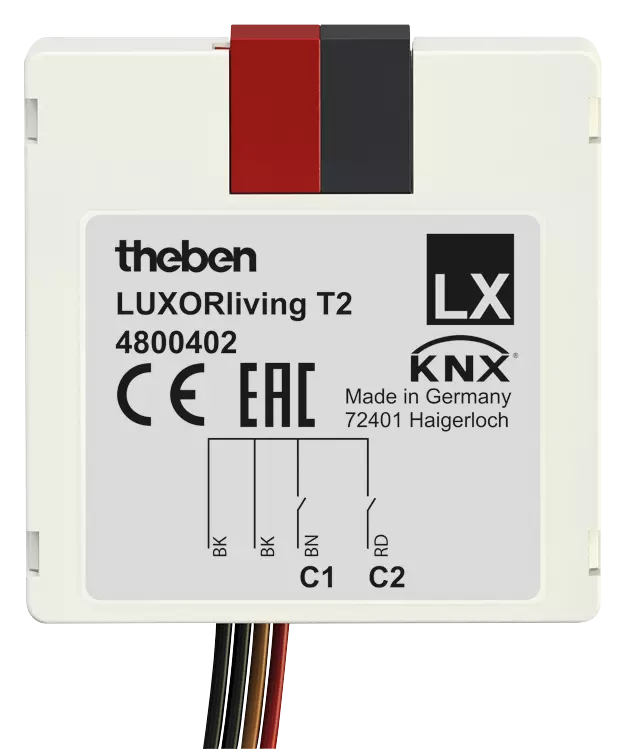 LUXORliving 2-way push-button interface