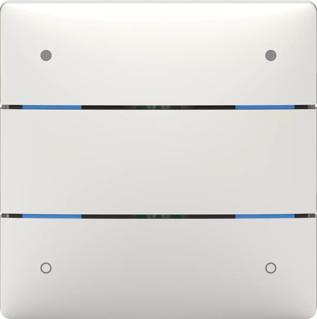 LUXORliving push button sensor with 4 buttons and 4 status LEDs, integrated temperature sensor