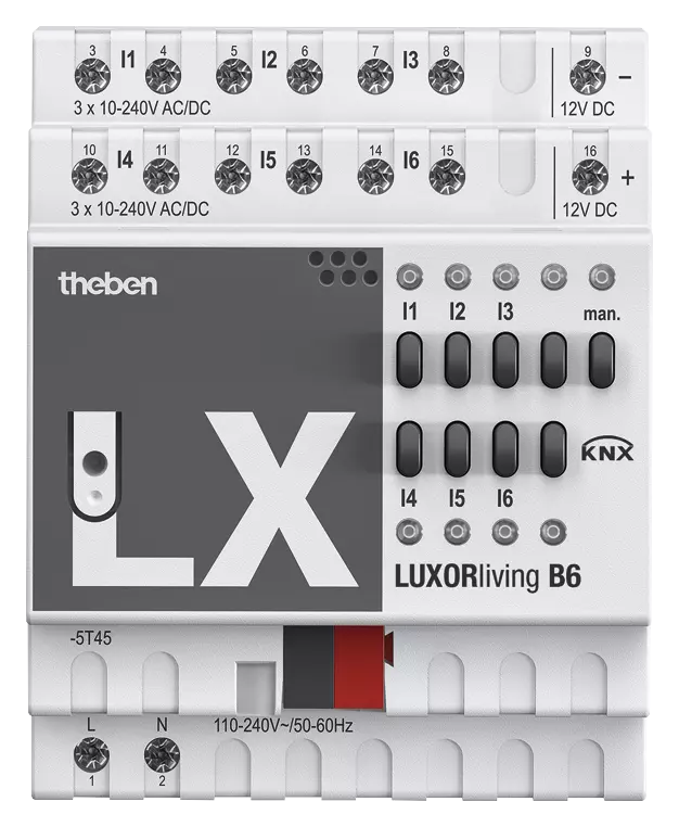 LUXORliving 6-way binary input