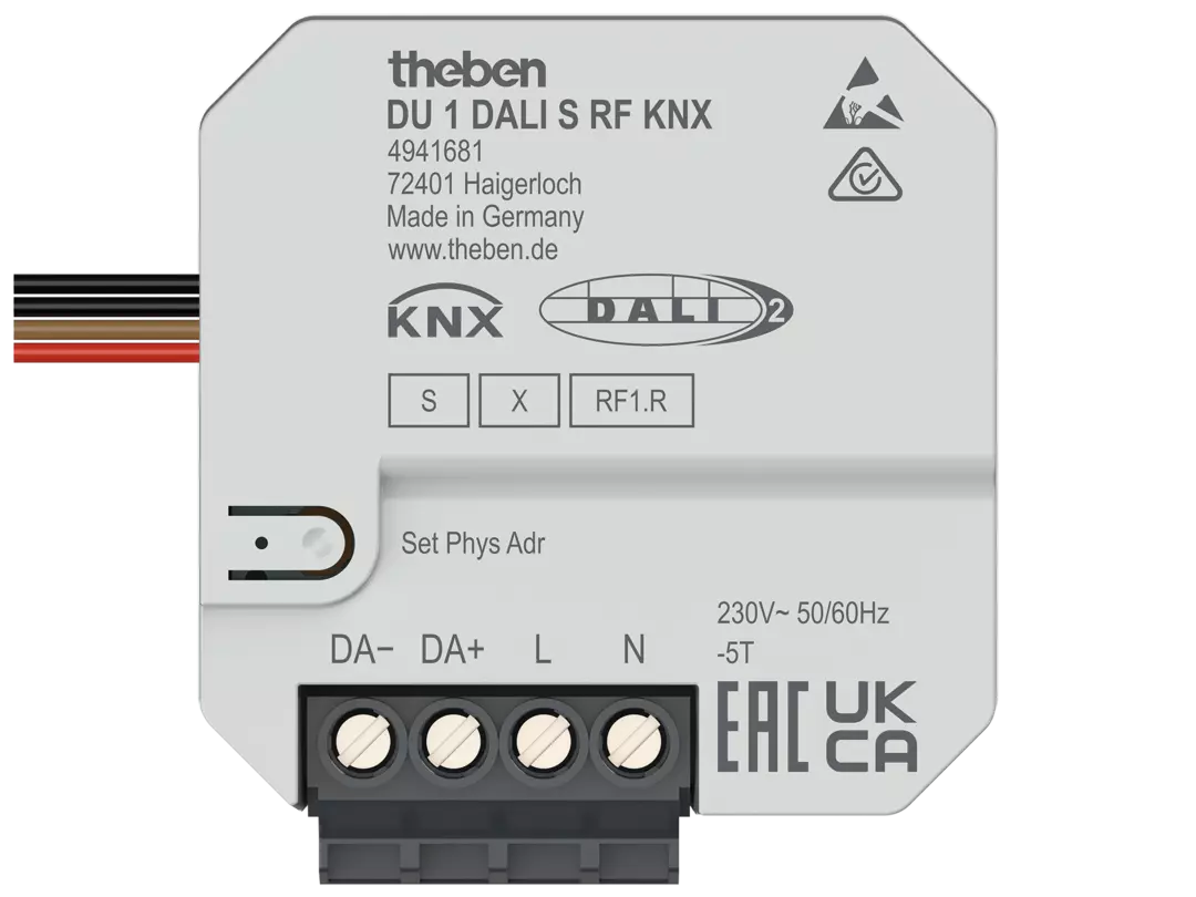 DU 1 DALI S RF KNX