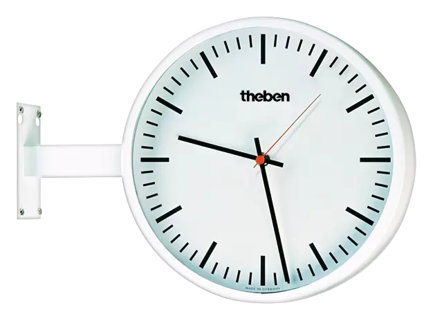 KNX slave clock, double-sided wall clock