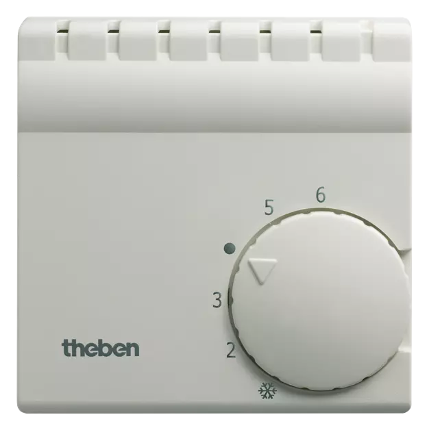 Room thermostats, changeover contact for heating or cooling