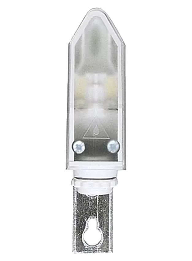 Separate light collector (IP 54) with wall bracket