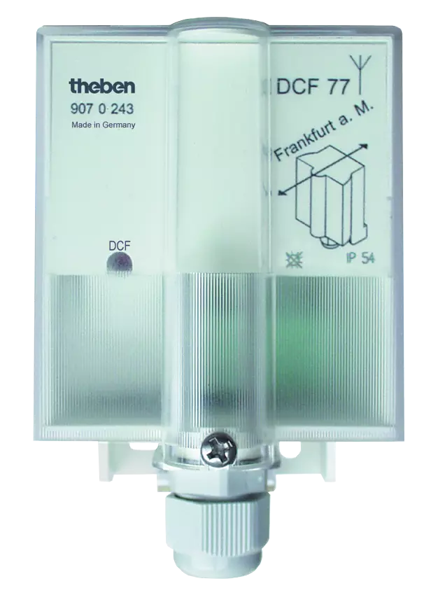 DCF77 antenna for wall mounting