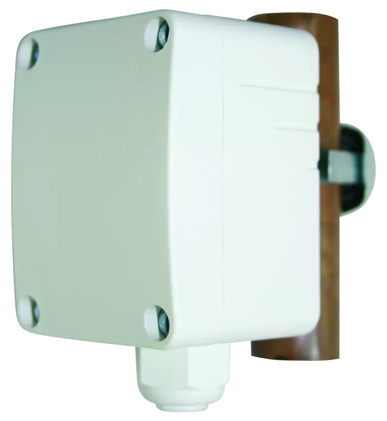 Contact temperature sensor for mixer control
