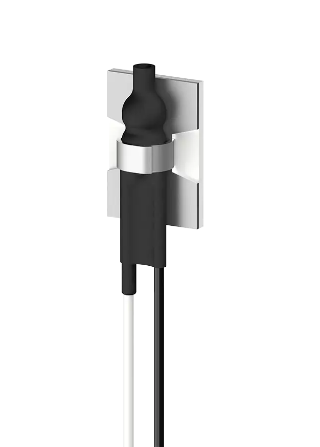 Flush-mounted temperature sensor
