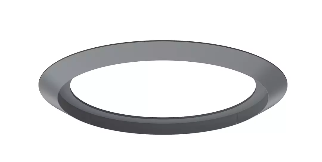 Cover frame gray for theRonda FLAT DE
