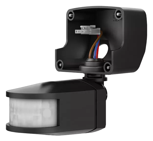 Remote-controlled motion detector module for LED spotlight theLeda B, black