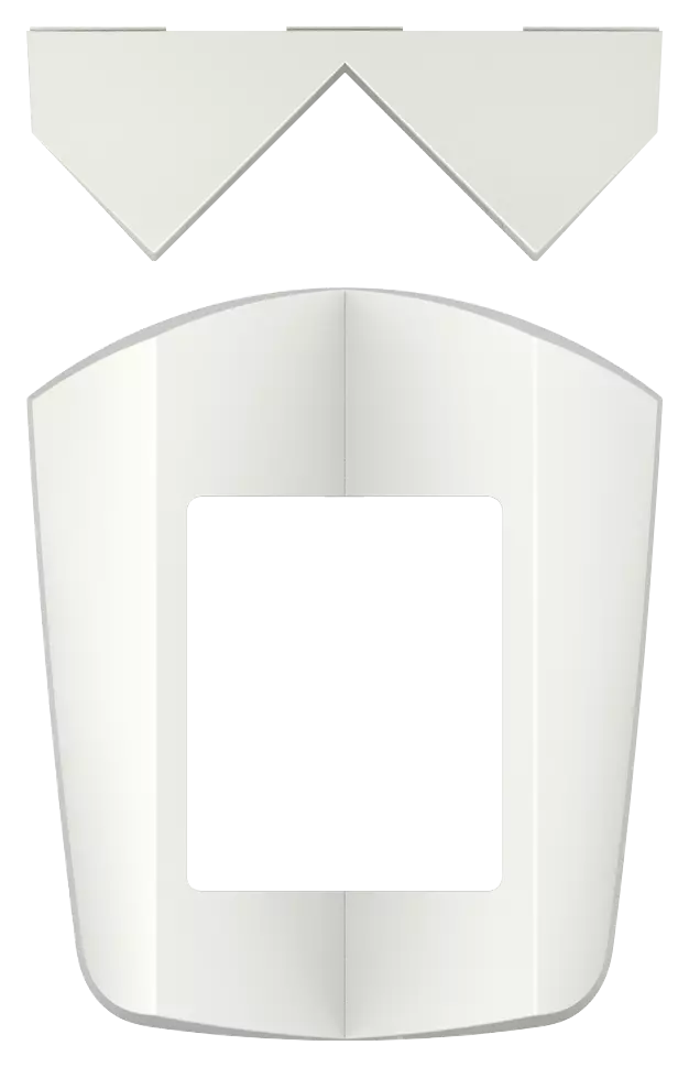 Corner mounting bracket theLuxa, white