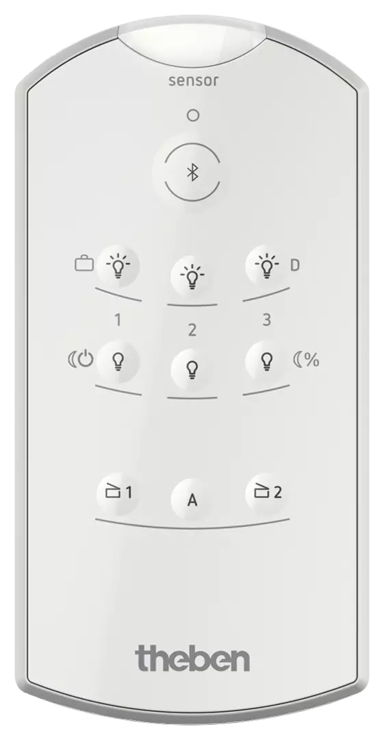 Remote control for communication between theSenda Plug app and the detectors