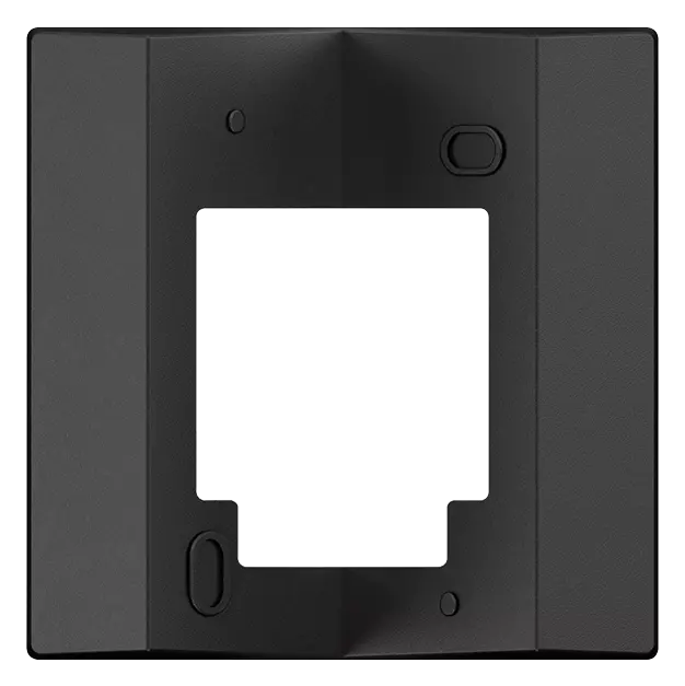Corner mounting bracket, black
