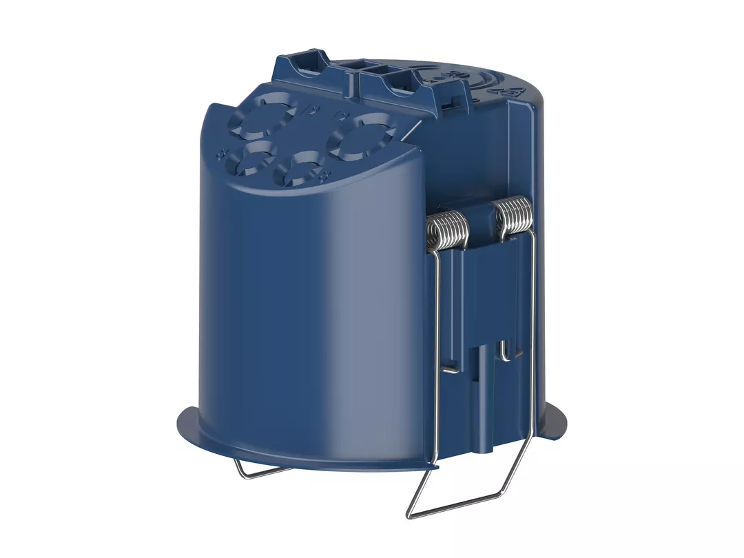 Ceiling flush-mount box for hollow ceilings