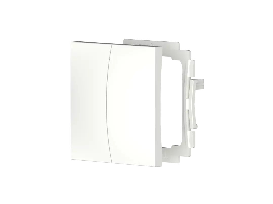 Double rocker switch, white Push button actuator modules